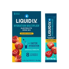 Liquid I.V.® Golden Cherry Hydration Multiplier® Powdered Electrolyte Drink Mix,