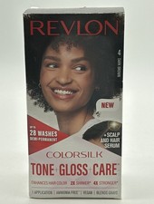 NEW Revlon Colorsilk Tone Gloss Care Demi Permanent Hair Color 4 Dark Brown
