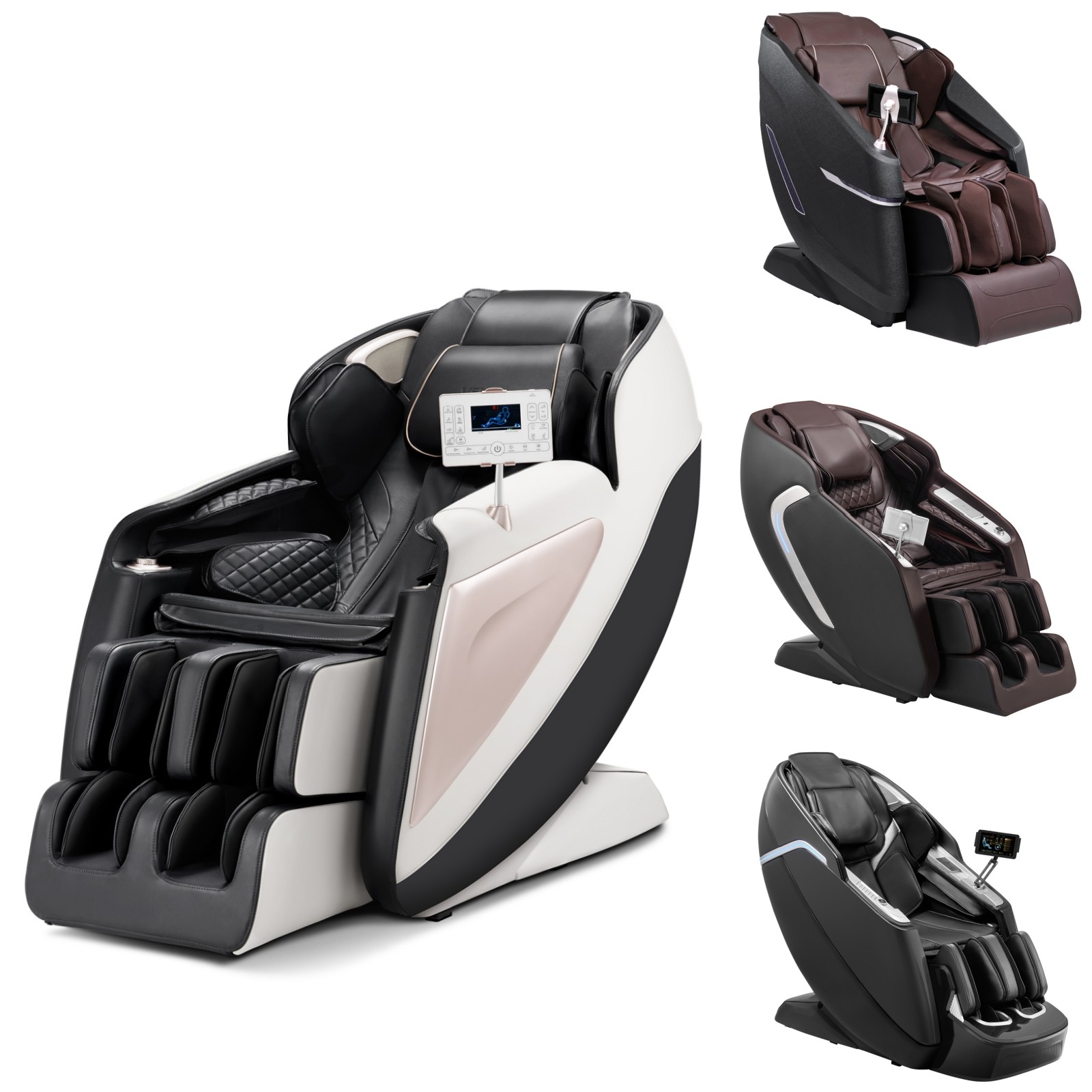 Full Body Massage Chair Zero Gravity 3D Shiatsu Recliner with SL-Track