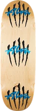 ALVA EGG TRIPLE SCRATCH SKATEBOARD DECK-10.6x33 NAT/BLU/BLK