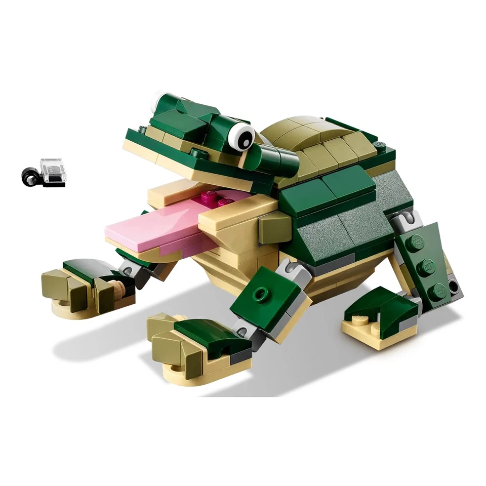 LEGO CREATOR 3 in 1 Crocodile Snake Frog Rat 31121 454pcs Building Toy Very Good - Image 4 of 4