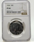 1964 Kennedy Half Dollar NGC PF66 Silver Proof 90% Silver