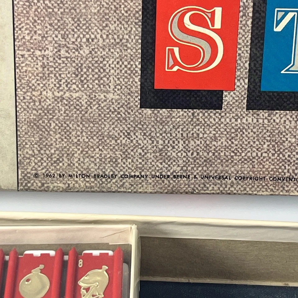 Vintage 1960s Milton Bradley Stratego Board Game Complete Classic - Image 4 of 4