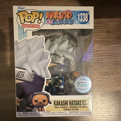 Funko Pop! Vinyl Naruto Shippuden Kakashi Hatake & Pakkun #1338 Special Edition