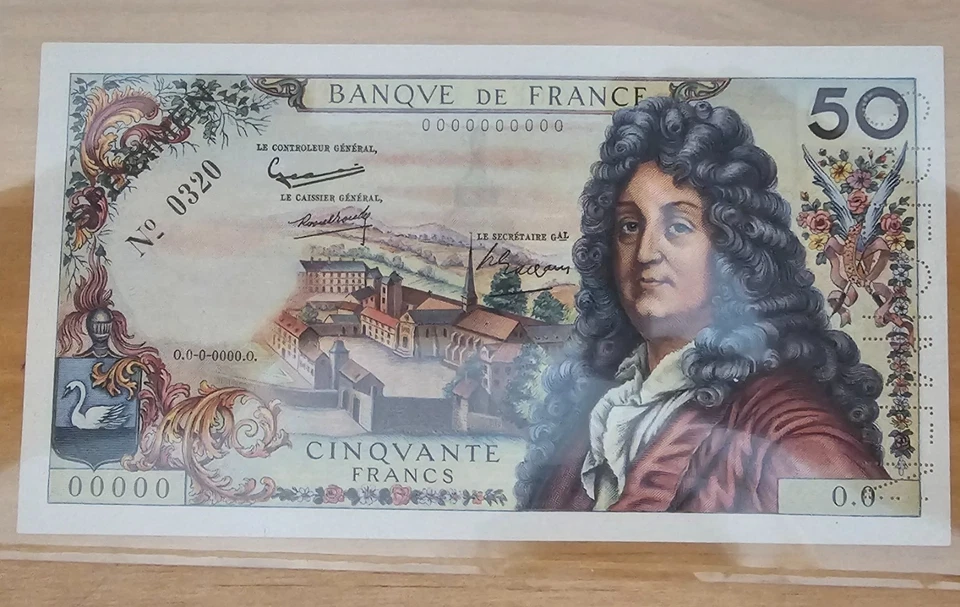 SPECIMEN 50 FRANCS RACINE N°0320 NEUF - Photo 1/2