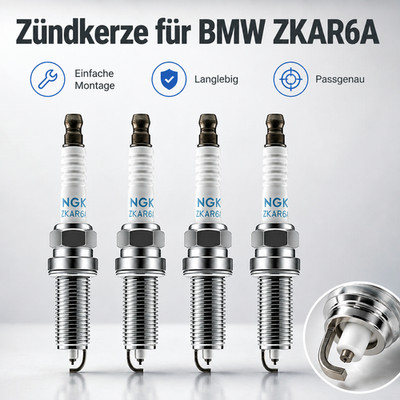 Kraftsparende Viererpack Für NGK OE 5118 ideal für Stadt- und Autobahnfahrten