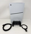 Sony PS5 Slim Disc Edition Console White Black Controller HDMI Power Cord