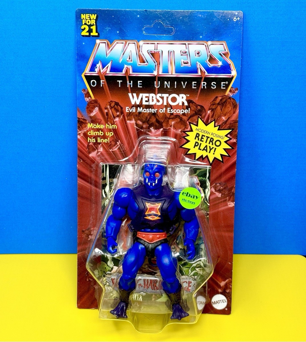 MOTU Origins Webstor – Mattel 2021, EU MOC, Masters Of The Universe, Umpunched