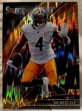 2025 Select DK Metcalf Yellow Black Prizm Color Match /899 Steelers #253