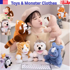 Animal Hand Puppet Plush Toy Soft Stuffed Doll Kids Gift Husky Fox Bear