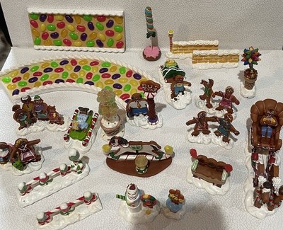 Lemax Gingerbread Sugar & Spice Christmas Village Figurines Roads Approx 100 pcs