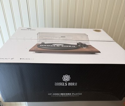 Angels Horn turntable Model HP-H002-OR-GL with ED Sheeran limited edition Vinyl