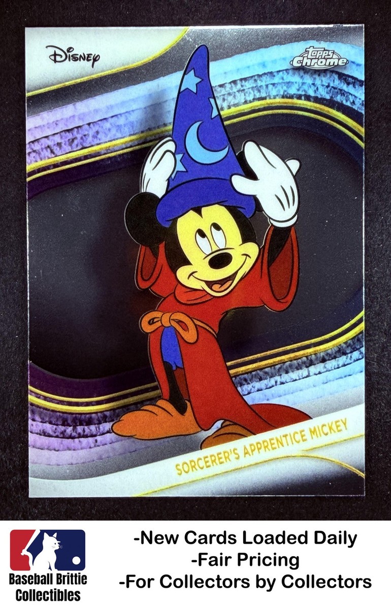 2025 Topps Chrome Disney #190 Sorcerer's Apprentice Mickey