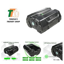 5.3Ah EGO 56V Lithium-Ion Battery with Safety Features - Reliable Tool Power