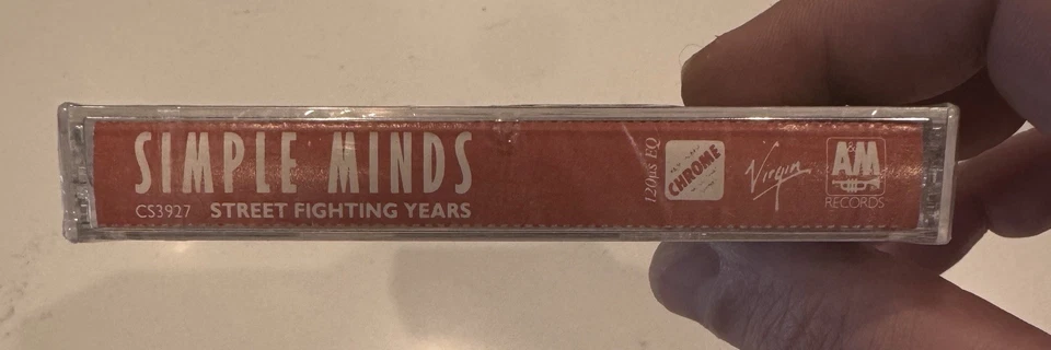 Simple Minds - Street Fighting Years - 1989 - Factory Sealed Cassette w/ Hype - Image 3 of 4