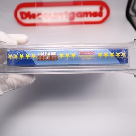 NES Nintendo HOLLYWOOD SQUARES - WATA GRADED 8.5 A! NEW & Sealed with H-Seam!