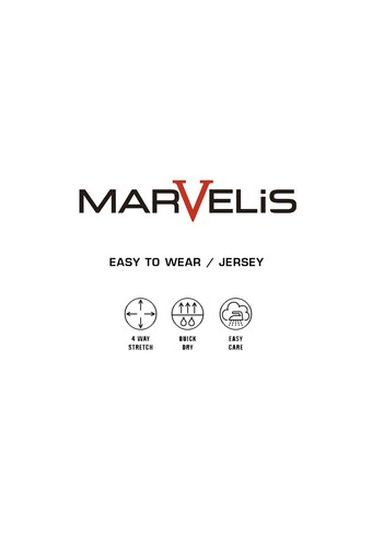 Camicia uomo Marvelis Easy To Wear manica lunga vestibilità moderna, New Kent, stretch, a righe - Foto 3 di 3