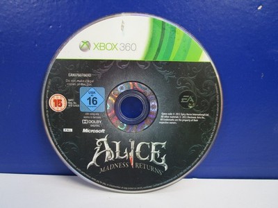 XBOX 360 ALICE MADNESS RETURNS VIDEOSPIEL Microsoft NUR DISC KOSTENLOSER UK-VERSAND