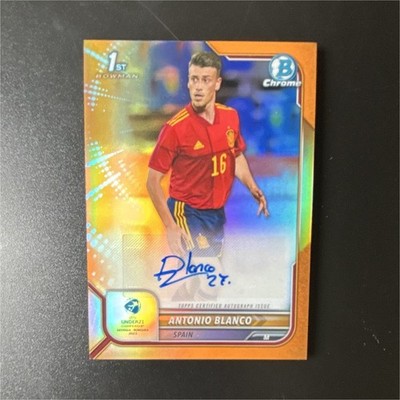Topps 2022 Bowman Chrome Antonio Blanco Autograph CA-BL 19/25 Spanien