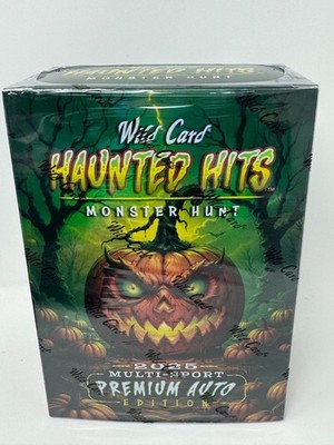 2025 Wild Card Haunted Hits Multi-Sport Premium Auto Edition Sealed Jumbo Box!
