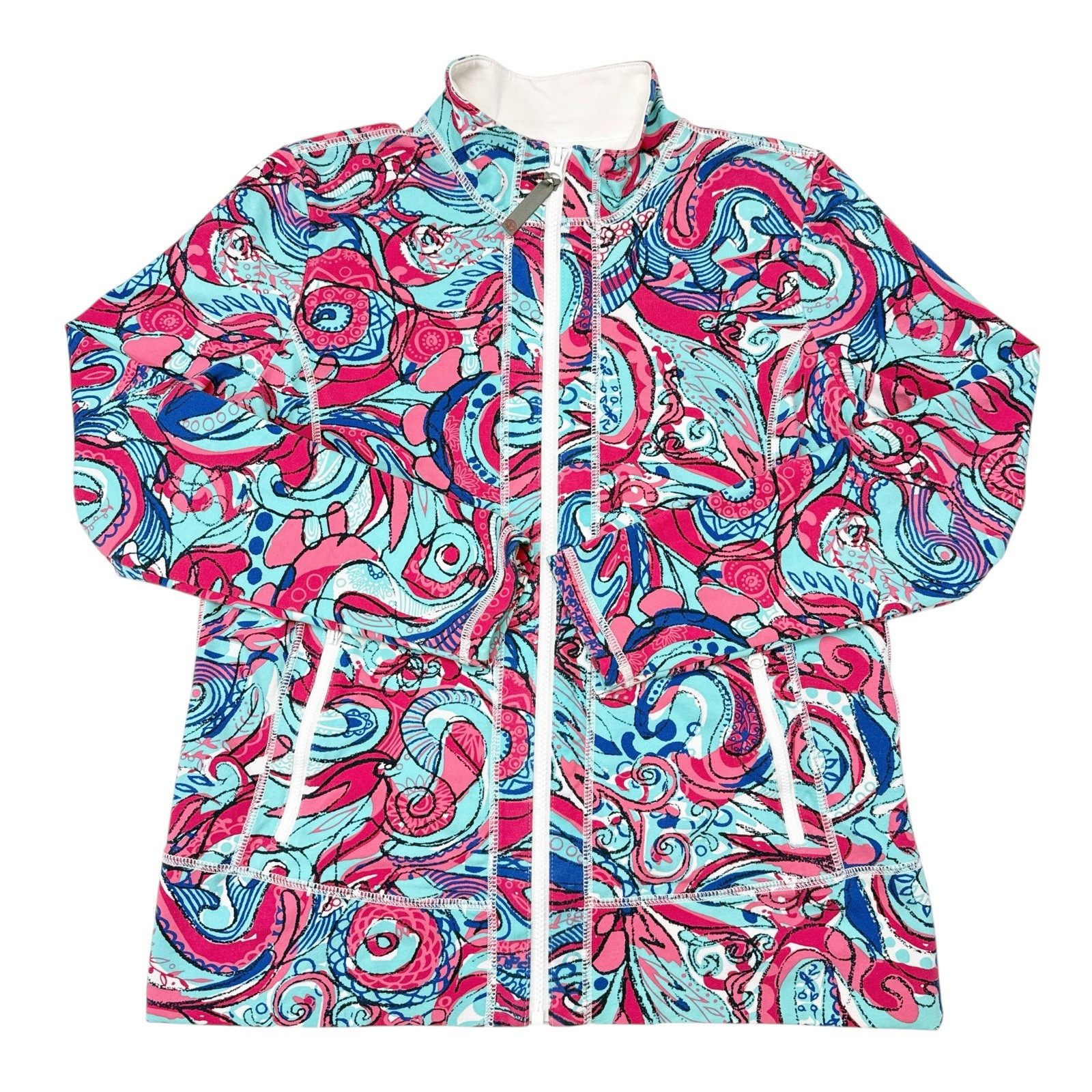 Talbots Jacket Medium Petite Performance Coastal … - image 1