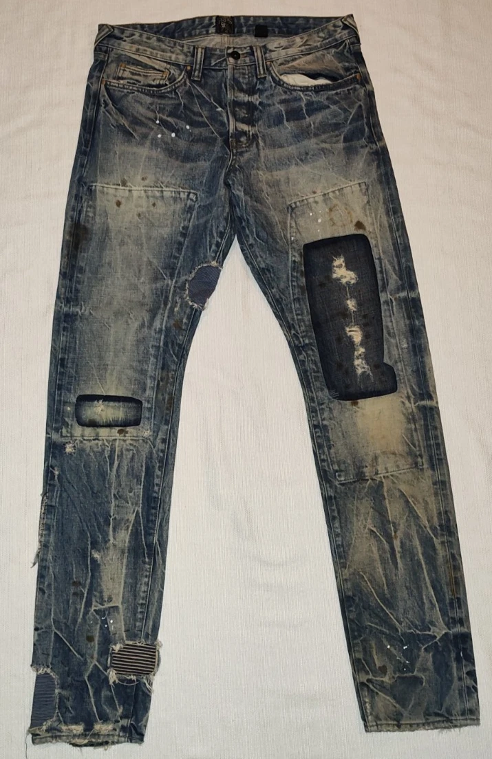 訳あり！prpsクラッシュデニム Prps Blue Jeans for Men for sale | eBay