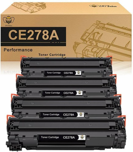 4PK 78A CE278A Black Toner For HP LaserJet Pro M1536DNF MFP P1560 P1566 P1606DN