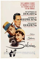 Sabrina  - 1954 - Vintage Classic Movie Poster