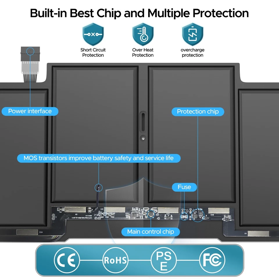13 inch MacBook Air Battery Replacement for A1466 A1369 Notebook Battery - Image 4 of 4