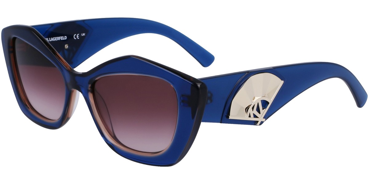 KARL LAGERFELD キャットアイフレームメガネ Karl Lagerfeld キャットアイ眼鏡フレーム | ブラック | FARFETCH JP