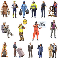 Figuren 1:87 - 3D Druck Miniaturen -  Spur H0 Charakter für Modellbau Eisenbahn