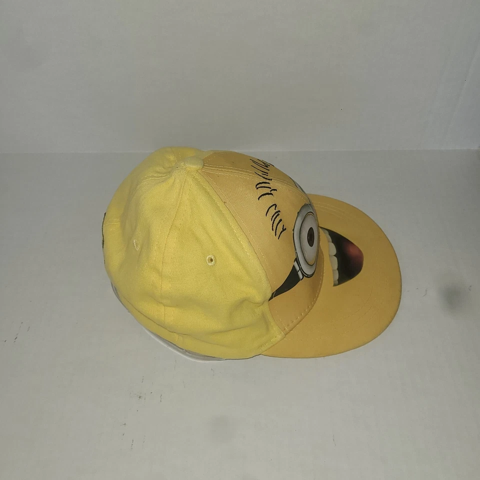 Minions Adjustable Strapback Hat Signed by The "Famous" Mascot STRIKE, No COA - image 2 of 4