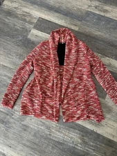 Anthropologie OTIS AND MACLAIN Chunky Knit Shawl Collar Cardigan Sweater Size S