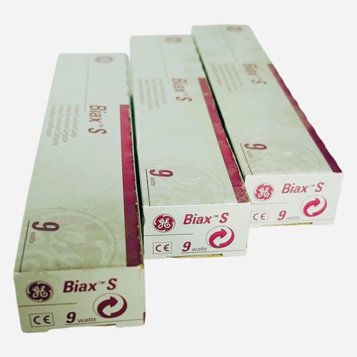 GE Lighting 97558 F9BX/827/ECO 9W 2700K 2-Pin Biax S CFL Light Bulb Lot Of 3 - Picture 3 of 10