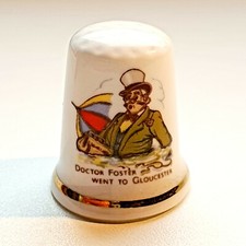 Fingerhut Porzellan Fine Bone China "Doctor Foster went to Gloucester"