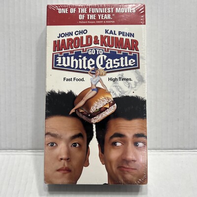 Harold & Kumar Go To White Castle VHS 2005 **SEALED NEW**