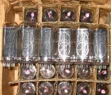 SET of 6 NOS IN-18 NIXIE Gyver clock New IN18 Tested Working DIY Indicator lamp