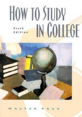How to Study in College Pauk, Walter paperback Used - Good