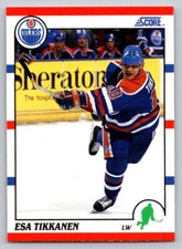 1990-91 Score - Esa Tikkanen #13
