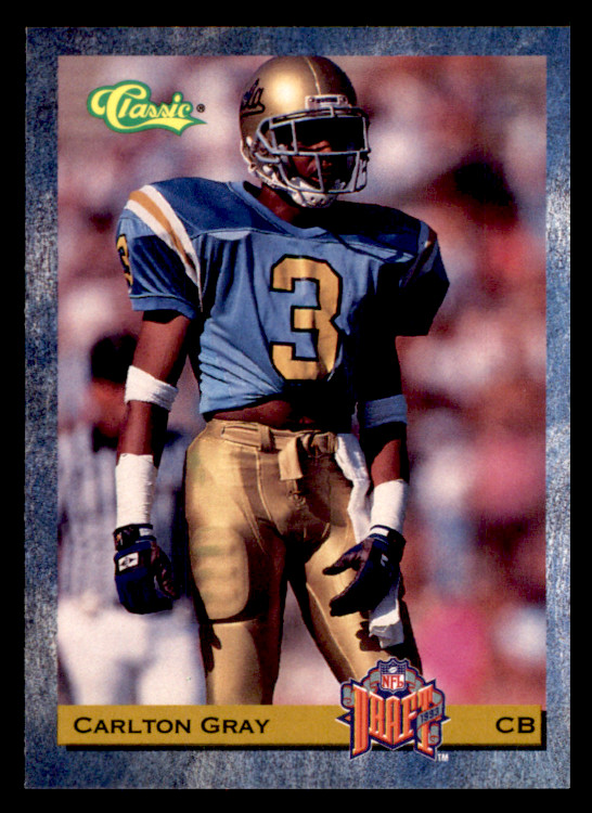 1993 Classic Carlton Gray    #71 Seattle Seahawks