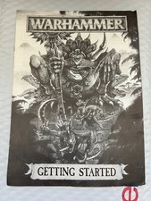 Warhammer Starter Set Getting Started Book 1996 Good Condition OOP