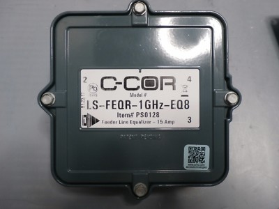 New C-COR Feeder Line Equalizer 15 Amp LS-FEQR-1 GHz - EQ8 PS0128  Owned