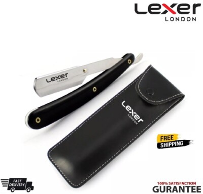Barber Pouch Razor Barber Salon Straight Cut Throat Shaving Razor Shave Rasoirs Rasoi ...