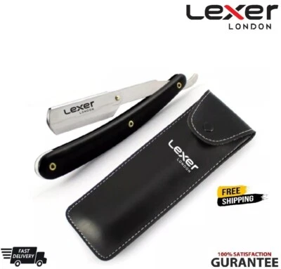 LEXER LONDON Barber Salon Straight Cut Hals Rasur Rasierer Rasoirs Rasoi & Gratis Etui