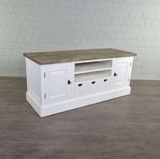 22129 TV-Möbel Lowboard Teakholz 0,66 m