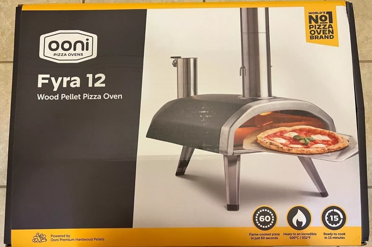 OONI Fyra 12 NEW Portable Wood Pellet Fired Outdoor Pizza Oven + Carry  Cover