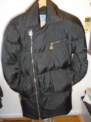 DSQUARED Women's Down Winter Coat/Long Jacket, Size 38, Black