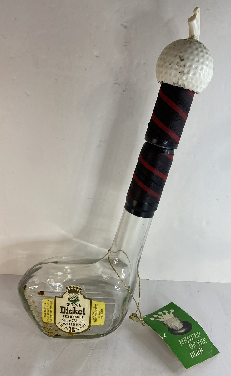 Vintage George Dickel Tennessee Whiskey # 12 Golf Club Vintage George Dickel Tennessee Whiskey # 12 Golf Club
