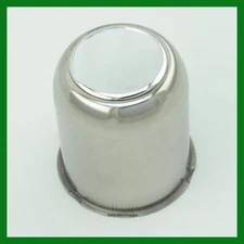 Stainless Steel Chrome Rounded Center Cap Cover For Trailer Wheel EZ Lube 3.19