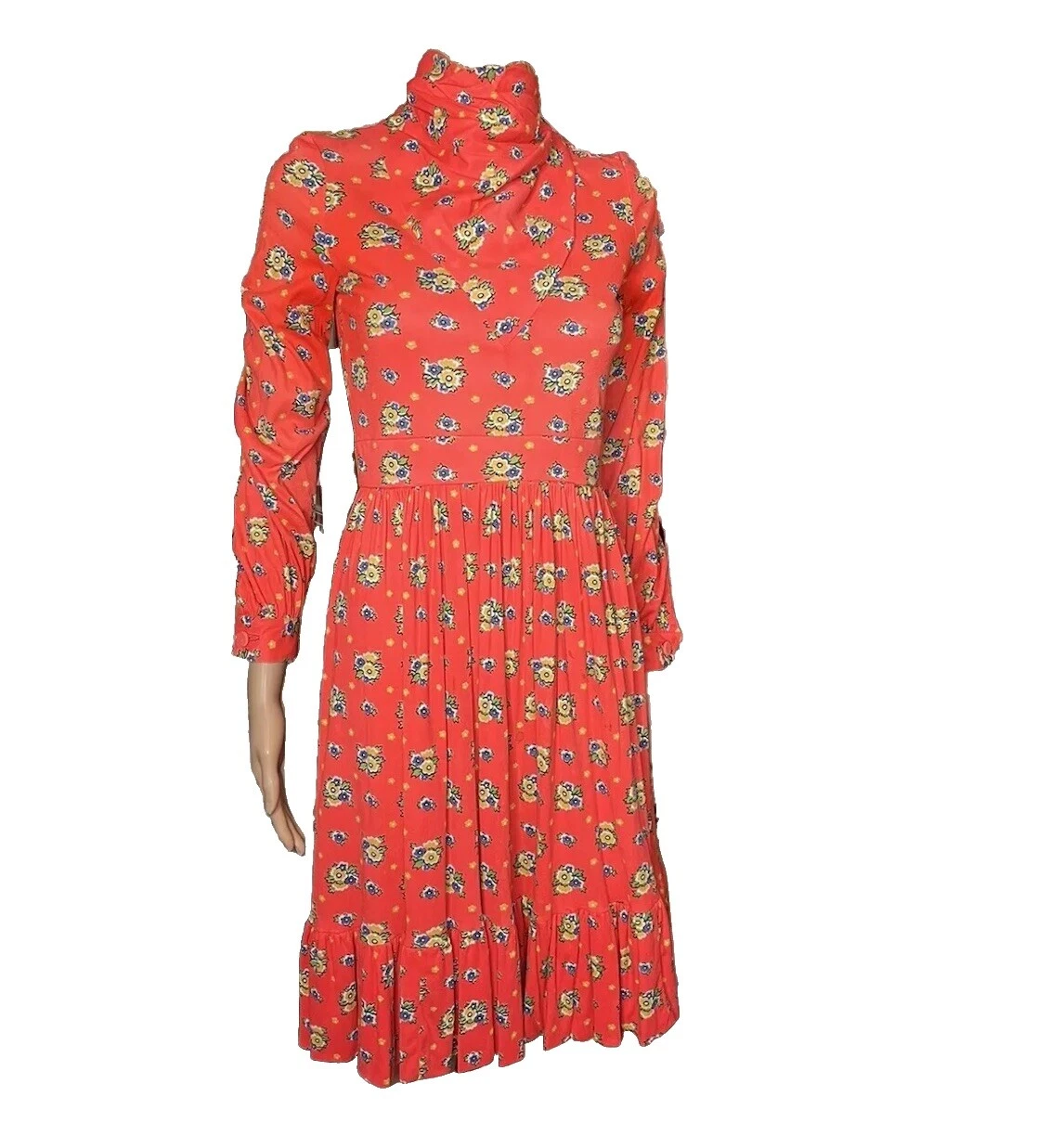 Multi-Color Psychedelic 1960s Vintage Dresses for Women